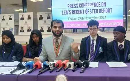 লন্ডন এন্টারপ্রাইজ একাডেমির সংবাদ সম্মলেন : অফস্টেড রিপোর্টে প্রতিটি ক্ষেত্রে ‘গুড’ গ্রেড অর্জন
