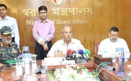 ৫ আগস্ট নিয়ে আতঙ্কের কোনও কারণ নেই: স্বরাষ্ট্র উপদেষ্টা
