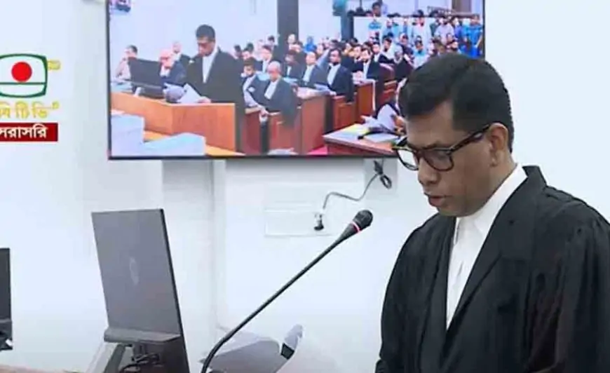 ট্রাইব্যুনালে শেখ হাসিনার বিরুদ্ধে সূচনা বক্তব্য শুরু, বিচারকাজ সরাসরি সম্প্রচার