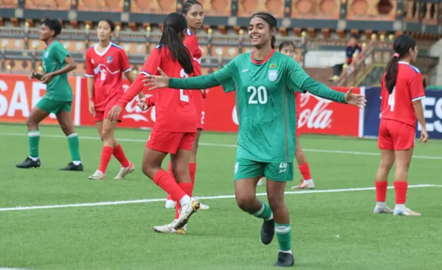প্রীতির হ্যাটট্রিকে আবার নেপালকে হারাল বাংলাদেশ