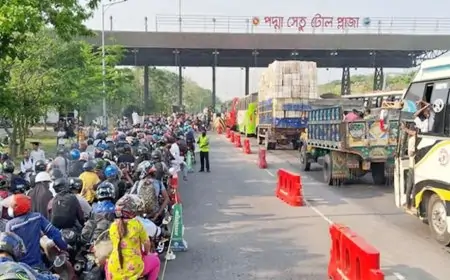 আজ থেকে পদ্মা সেতুতে স্বয়ংক্রিয়ভাবে টোল আদায় শুরু