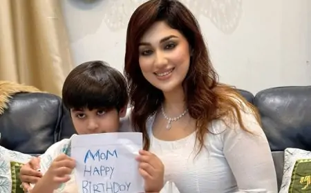 ছেলের সঙ্গেই কেক কেটে জন্মদিন উদযাপন অপু বিশ্বাসের