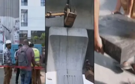 মেট্রোরেল চলাচল এখনও স্বাভাবিক হয়নি, চলছে খসে পড়া প্যাড মেরামতের কাজ