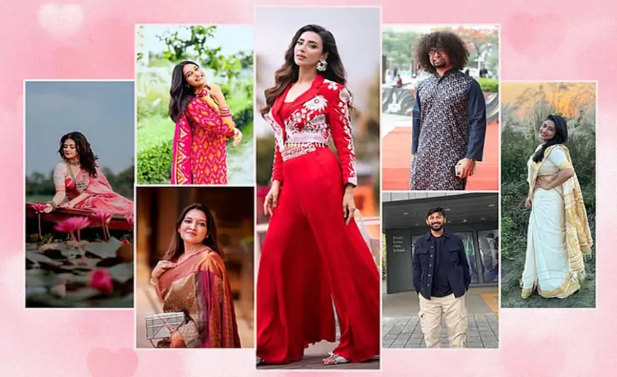 মিম, সিঁথি থেকে ঋতুরাজ—পূজায় কে কোথায়