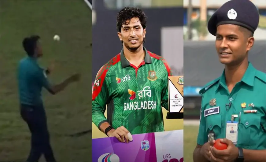 ম্যাচ শেষে সৌম্যর সঙ্গে যে কথা হয় ভাইরাল সেই পুলিশ সদস্যের