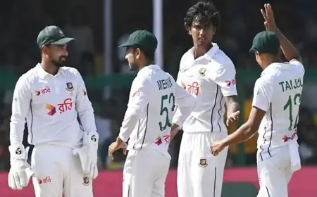 প্রথম ওভারেই আইরিশ অধিনায়ককে ফেরালেন হাসান মাহমুদ