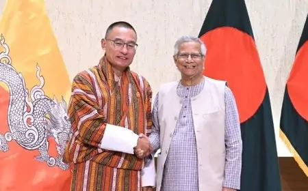 ভুটানের প্রধানমন্ত্রীর সফর ঢাকা-থিম্পু সম্পর্ক সুদৃঢ় করেছে: যৌথ বিবৃতি