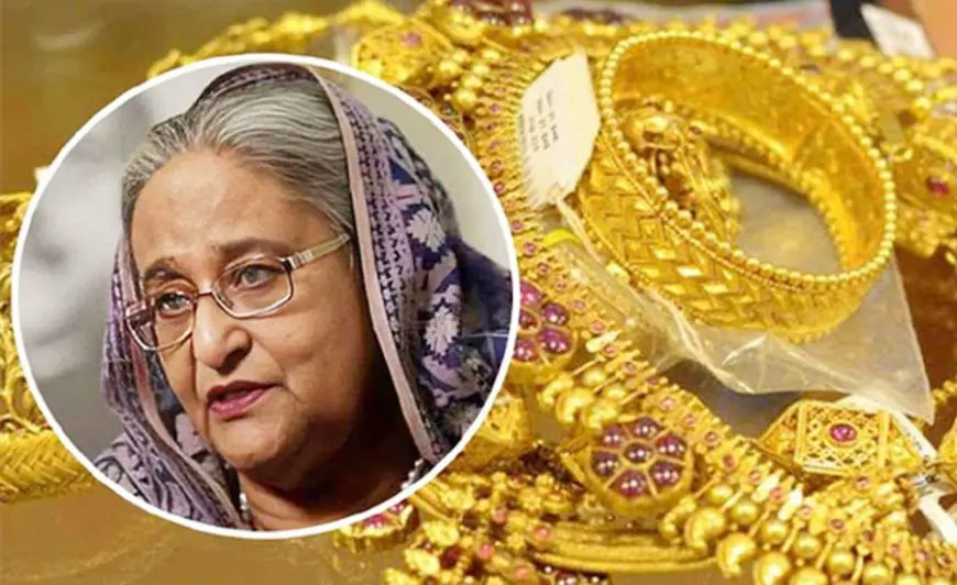 শেখ হাসিনার লকারে মিলল ৮৩২ ভরি স্বর্ণ