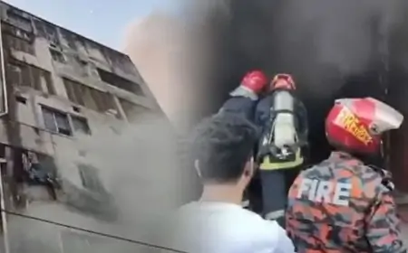 কেরানীগঞ্জে জমেলা টাওয়ারে আগুন, নিয়ন্ত্রণে ১২ ইউনিট