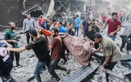 গাজায় ইসরাইলের হামলায় ১২ ফিলিস্তিনি নিহত