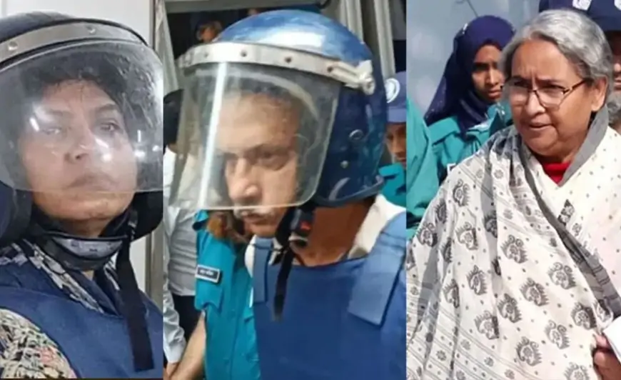 শাপলা চত্বর হত্যা মামলা ট্রাইব্যুনালে নেওয়া হলো ফারজানা রুপা, মোজাম্মেল বাবু ও দীপু মনিকে