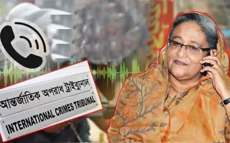 বাড়িঘর ব্যবসা প্রতিষ্ঠান পুড়িয়ে দেওয়ার নির্দেশ, হাসিনার ফোনালাপ ট্রাইব্যুনালে