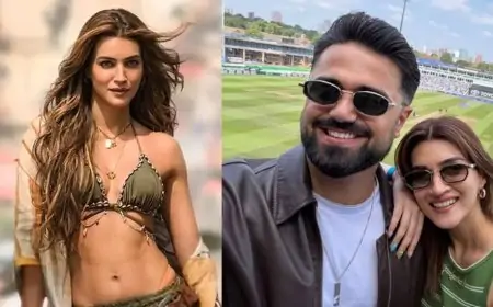 অন্তর্বাস বিতর্কের পর এবার ‘প্রেমিক’কে সামনে আনলেন কৃতি