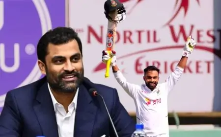 হৃদয়ের কাছে রেকর্ড হারিয়ে খুশি তামিম, বললেন ‘অসাধারণ’